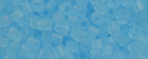 TOHO 1.5 mm Cube Beads-Light Blue Ceylon Pearl Matte